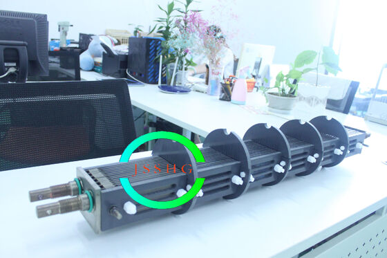 Large efficient sodium hypochlorite generator