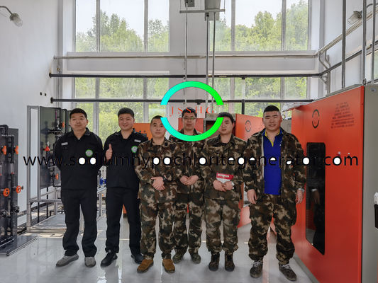 Sistema di generazione di ipoclorito di sodio CNJS-3000